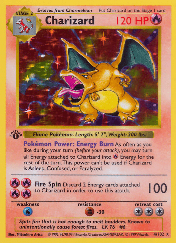 Charizard - Base Set Unlimited Holo
